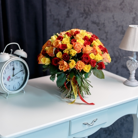 101 Trandafiri Mix Orange (h30-40 cm) alt vedere product 2