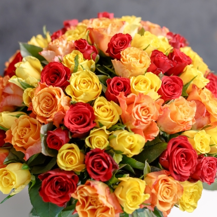 101 Trandafiri Mix Orange (h30-40 cm) alt vedere product 3