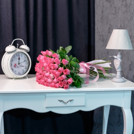 Buchet din Trandafiri Fuchsia (51 fire) alt vedere product 3