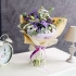 Buchet Alb-Violet alt vedere product 4