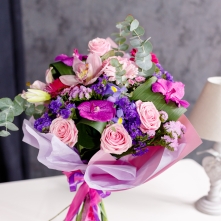 Purple-Pink-Fuchsia Bouquet alt vedere product 2
