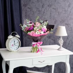 White-Pink-Fuchsia Bouquet