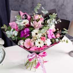 White-Pink-Fuchsia Bouquet