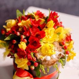 Luxury Yellow-Red Easter Box