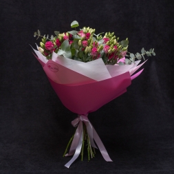 Bouquet of Pink Lisianthus/Eustoma