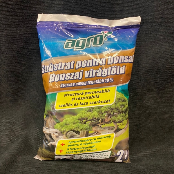 Pamant substrat pentru Bonsai 2l Lipova | OkFlora