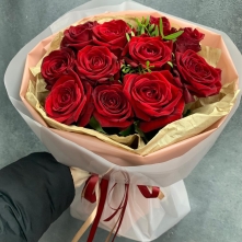 Bouquet of 11 Red Roses alt vedere product 2