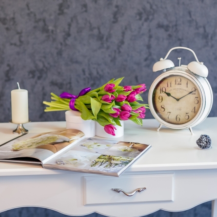 Buchet din Lalele Mov alt vedere product 3