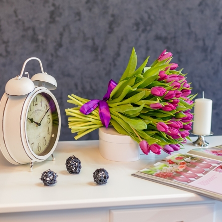 Lalele mov buchet alt vedere product 2