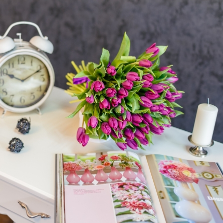 Lalele mov buchet alt vedere product 6