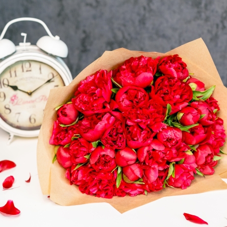 Bujori Rosii (51 fire) alt vedere product 2