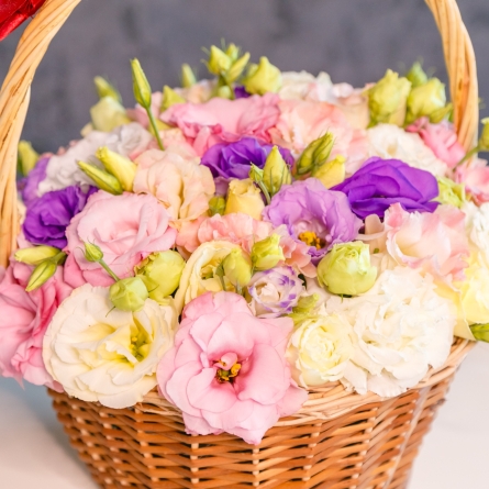 Lisianthus Multicolor in Cos alt vedere product 8