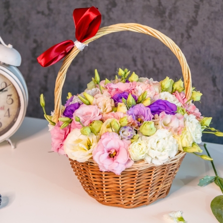 Lisianthus Multicolor in Cos alt vedere product 7