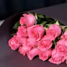 Buchet Trandafiri Roz(15 fire) alt vedere product 4