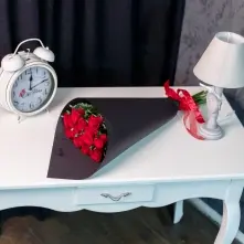 Buchet Trandafiri Rosii (15 fire) alt vedere product 2