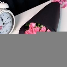 Buchet Trandafiri Roz(15 fire) alt vedere product 3
