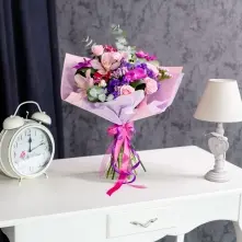 Buchet Roz-Mov-Fuchsia alt vedere product 3