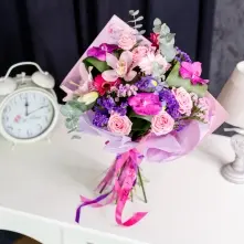Buchet Roz-Mov-Fuchsia alt vedere product 4