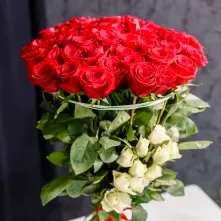 Buchet de Trandafiri Rosii alt vedere product 3